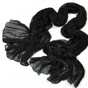 New Black fall scarf.